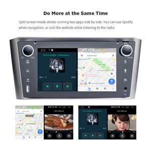 Autoradio Android 10, IPS, DSP, Navigation GPS, BT, Wifi, lecteur multimédia, audio stéréo, Carplay, pour voiture Toyota Avensis <span class=keywords><strong>T25</strong></span> (2002 à 2008) - Product Image 4