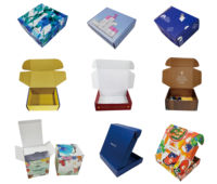 Fournisseur chinois de boîtes d'expédition en carton, boîtes en carton ondulé avec logo personnalisé, boîte à fermeture éclair pour les petites entreprises