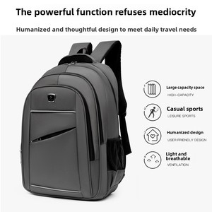 2025 Hot Selling Custom Large Capacity <b>Waterproof</b> School Travel <b>Backpacks</b> USB Business Laptop Bags With Logo for Men - Product Image 3