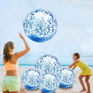Vente en gros de ballons de plage à paillettes Jumbo <span class=keywords><strong>pour</strong></span> <span class=keywords><strong>piscine</strong></span> <span class=keywords><strong>Balles</strong></span> Confettis Paillettes Gonflables Clair Ballon de plage <span class=keywords><strong>Piscine</strong></span> Jouets aquatiques amusants - Product Image 5