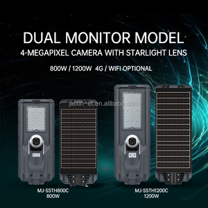 Chất lượng cao 800W 1200W ngoài trời IP65 không thấm nước tích hợp tất cả trong một năng lượng mặt trời ánh sáng đường phố và 4G hoặc Wifi năng lượng mặt trời kép CCTV máy ảnh - Product Image 2