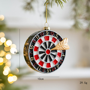 Colgante en forma de superficie de aceite Vintage americano de alta calidad colgante decorativo creativo nuevo árbol de Navidad - Product Image 6