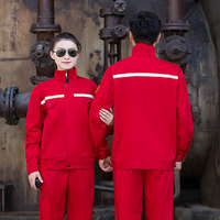 Vêtements de sécurité réfléchissants antistatiques Combinaison uniforme de travailleur Combinaison de travail anti-acides résistant aux alcalis Vêtements de travail ignifuges FR