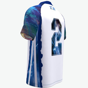 De los hombres, camisa de deportes elástico de poliéster jersey de rugby - Product Image 3