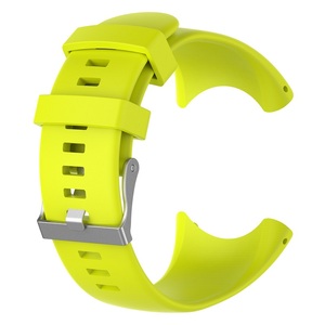 Bracelet de remplacement pour montre connectée d'extérieur, bracelet de poignet en silicone noir pour <span class=keywords><strong>Suunto</strong></span> <span class=keywords><strong>Core</strong></span>, bracelet de montre sport - Product Image 4