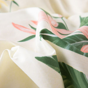 Couvre-lit Alenhome 100% coton, imprimé botanique frais, ensemble de couvre-lit en coton pour couples, ensemble de literie - Product Image 5