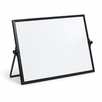 Tableau blanc magnétique double face en métal, pliable et portable, pour bureau et usage domestique