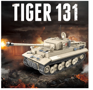 Bloques de Construcción MOC del Tanque de Batalla Principal Tiger Alemán de la Segunda Guerra Mundial, Juguete de Ingeniería, Kit de Modelo de Tanque de la Segunda Guerra Mundial - Product Image 2