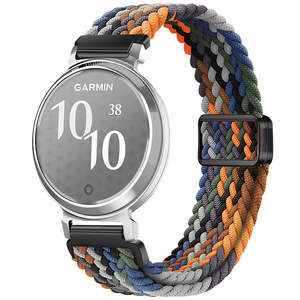 Bracelet de montre intelligente en nylon tissé de 14 mm pour <span class=keywords><strong>Garmin</strong></span> Lily2 avec boucle magnétique coulissante et boucle - Product Image 5