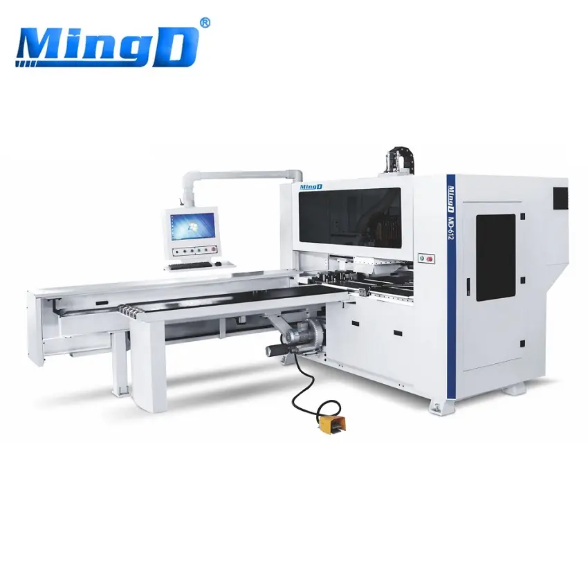 MINGD MD-612S עיבוד עץ אוטומטי CNC שש צדדי דלת עץ מכונה משעממת 6 עיבוד משטח מכונת קידוח מוצר חם 2020