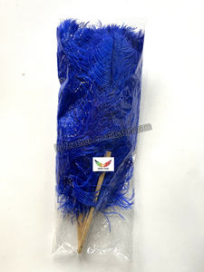 Grand déguisement à main Éventails artisanaux Grand éventail de plumes d'<span class=keywords><strong>autruche</strong></span> de mariage burlesque pour spectacle de danse Accessoire de fête du thé - Product Image 4