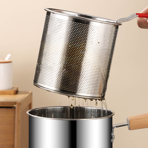 <span class=keywords><strong>Friteuse</strong></span> Profonde en Acier Inoxydable 304 avec Filtre <span class=keywords><strong>pour</strong></span> Ustensiles de Cuisine, Marmite à Soupe, Frites Tempura, Grande Capacité de Rangement - Product Image 5