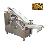 Chapati pita ligne de production de pain avec four à gaz