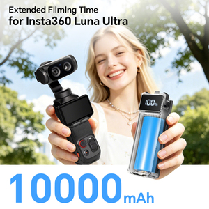 Batterie externe portable 10000 mAh avec poignée pour Insta360 <span class=keywords><strong>Luna</strong></span> Ultra, charge rapide Type-C, indicateur LED, OEM - Product Image 2