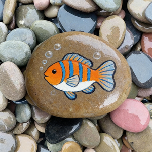 River <strong>Rocks</strong> for Painting <strong>Large</strong> 2-3 Inch Flat Smooth Painting Stones Craft <strong>Rock</strong> to Paint for Kids Crafts Painting Bulk - Product Image 2