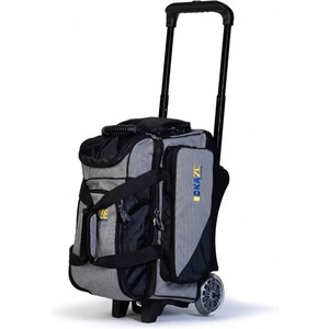 Sac de bowling BSCI pour 2 balles avec roues lisses en uréthane de 5 pouces, grande poche pour accessoires - Product Image 4