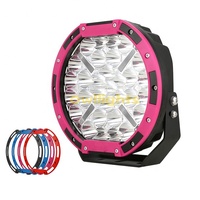 Nouveau phare LED ultra-lumineux de 9 pouces 155W, faisceau longue portée, étanche IP68, boîtier en aluminium moulé sous pression, 12V 24V, tout-terrain