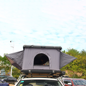Tente de toit pour voiture 4 personnes, triangle, gonflable, coque rigide, aluminium, fibre de carbone, tissu Oxford, camping sur toit, 01 - Product Image 2