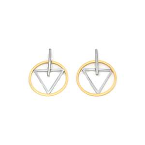 Boucles d'oreilles pendantes tendance E350-E200-0316G - Product Image 1