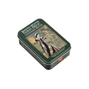 Venta al por mayor personalizado impreso Tarot Metal Tin Box Party Game Card Canister para 1 cubierta personalizable latas de metal - Product Image 4
