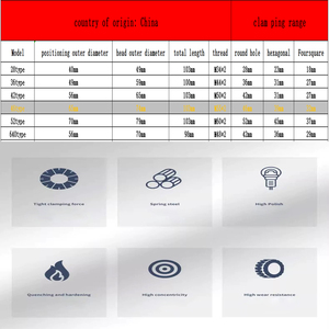 Ck46 # Loại lỗ tròn CNC Lathe trở lại kéo Collet Độ chính xác cao điện <span class=keywords><strong>Chuck</strong></span> làm bằng thép mùa xuân - Product Image 6