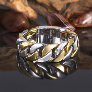 12mm/15mm/20mm/25mm/32mm da uomo in acciaio inossidabile 316L <span class=keywords><strong>oro</strong></span> grosso cordolo catena a maglia cubana braccialetto regali per uomo ragazzi - Product Image 3