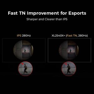 Monitor para Juegos <span class=keywords><strong>BenQ</strong></span> Zowie XL2540X+ 241 TN 280Hz 1080p 16:9, Modo de Juego Automático, Ajuste de Altura, Grado Industrial - Product Image 3