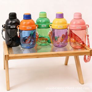 BOW Insulated Water Bottle 500Ml Portable Drinkware For Women Travel Use Solid Color PP Cup - Product Image 3