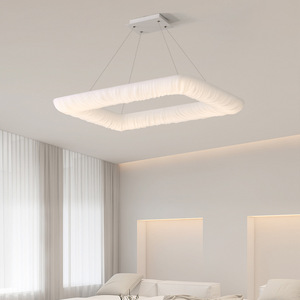 Modern Italian Designer <b>Chandelier</b> Nordic Style Rectangular Shape for Hall Master Bedroom Dining Room Living Room <b>Lighting</b> - Product Image 2