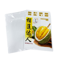 Pochette zippée personnalisée de haute qualité, sac alimentaire à trois soudures latérales, sacs d'emballage composites pour aliments