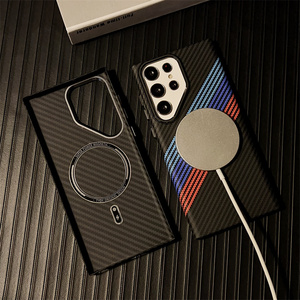 <span class=keywords><strong>Funda</strong></span> Protectora Magnética a Prueba de Golpes de Fibra de Carbono Aramida Pura Real <span class=keywords><strong>para</strong></span> <span class=keywords><strong>Samsung</strong></span> S26 S25 S24 S23 <span class=keywords><strong>Ultra</strong></span> Serie S - Product Image 4