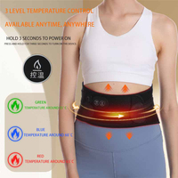 Ceinture chauffante sans fil portable en gros avec masseur pour soulager les douleurs lombaires, femmes et hommes, rechargeable sans fil