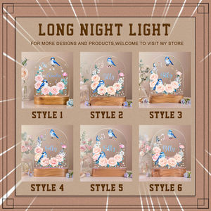 Lampe <span class=keywords><strong>de</strong></span> <span class=keywords><strong>nuit</strong></span> personnalisée avec <span class=keywords><strong>photo</strong></span> et nom par Neonawall, lampe LED blanc chaud, cadeau adorable pour la famille et les amis - Product Image 6