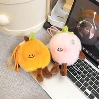 Porte-clés en peluche mignon en forme de fruit, breloque de sac en peluche douce en forme de légume pour enfants et adultes