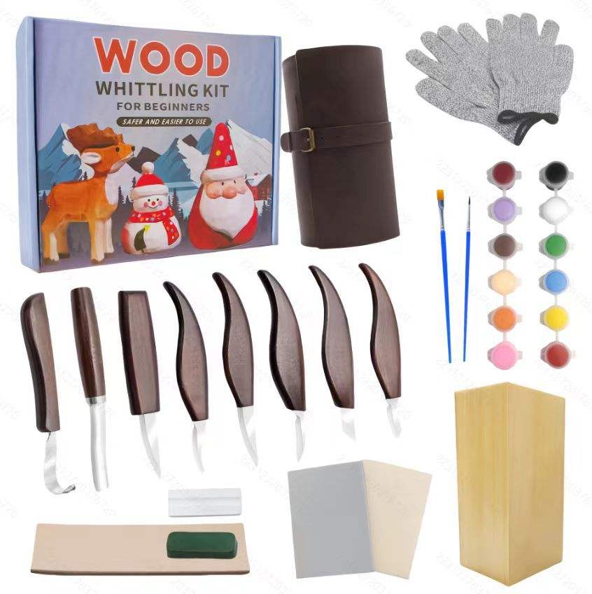 20 pièces (bloc de bois 10*5*5) - noyer - 25 - 4 - 0,64