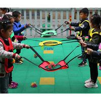 Équipement d'entraînement sensoriel corporel pour 2 joueurs, jouets éducatifs amusants, jeux de lancer de balles doubles intérieurs/extérieurs pour garderies et écoles