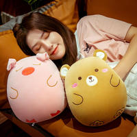 Petit Super Mignon Kawaii Peluches Dessin Animé Animal Licorne Dinosaure En Peluche En Peluche Confortable Doux Lit De Couchage Jouet Oreiller En Peluche