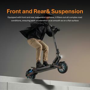 Trottinette électrique tout-terrain HEZZO F2 10 pouces, 48V 1000W, batterie lithium 15Ah, pneus 10 pouces, vitesse maximale 45 km/h, autonomie 50 km - Product Image 6