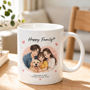 <span class=keywords><strong>Taza</strong></span> de Café de Cerámica <span class=keywords><strong>Personalizada</strong></span> con Arte Familiar Impreso, 11 oz, <span class=keywords><strong>Taza</strong></span> Blanca para Sublimación, Diseño Personalizado con Retrato, Floral o Abstracto - Product Image 2