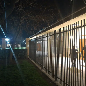 Cercado para Piscina de Aluminio, Sistema de Cerca de Hierro Forjado para Exteriores, Varilla Superior Extendida, Varilla Inferior Extendida, Panel de Hierro para Cerca Superior - Product Image 2