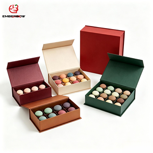 EBB Custom Luxury Eco-Friendly Reusable Recyclable Magnetic Closure Chocolate <b>Box</b> with Inner Tray Holder - Product Image 1