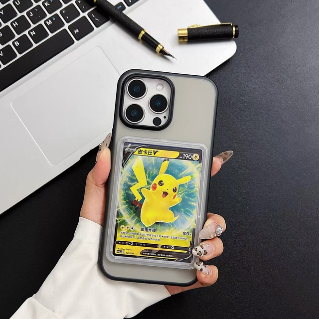 For Game Card Holder Cartoon Hot Stamped Shockproof TPU Phone Case for 17/16/15/14/13/12 New Design