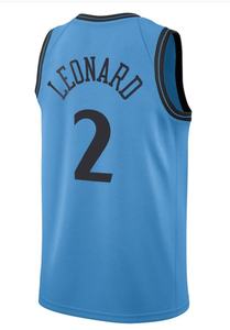 Новые баскетбольные майки команды Clipper 2024-25 высокого качества с вышитым логотипом, индивидуальные майки с логотипом - Product Image 2