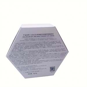 Caja de Cartón Corrugado Ecológica Bee, Embalaje Cosmético Hexagonal, Materiales Reciclados, Revestimiento de Bandeja de Plástico - Product Image 6