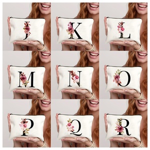 Bolsa de Maquillaje de Lona con Cierre de Cremallera, Tamaño Personalizado, Portátil para Viajes, Bolsa de Cosméticos Multiusos, Bolsa de Aseo - Product Image 3