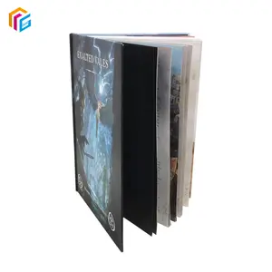 Livros de inglês com impressão de cor completa, livros revestidos com papel fosco 128gsm 157gsm