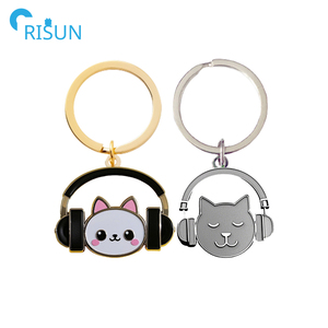 หูฟังรูป<span class=keywords><strong>ผี</strong></span>เอเลี่ยนน่ารักแบบกำหนดเองจากโรงงาน พวงกุญแจหูฟัง พวงกุญแจหูฟังแบบกำหนดเอง - Product Image 3