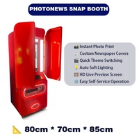 Machine d'impression de photos de selfie, Kiosque d'impression de portraits, Imprimante photo sur le thème des actualités, Dispositif d'impression automatique pour centre commercial