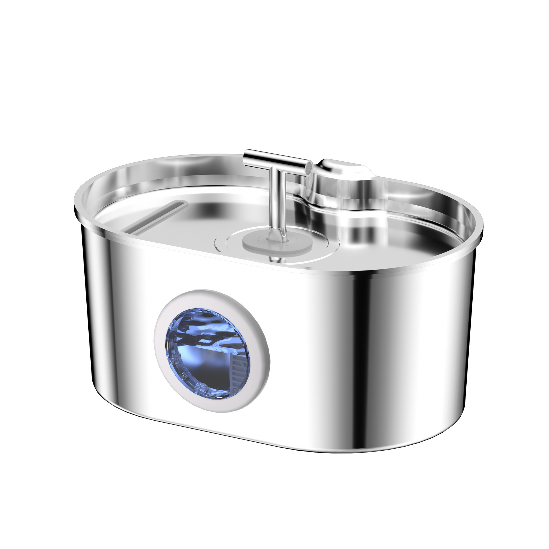 2.2L runway T-shaped double outlet [round window]