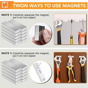 Strong Neodymium Magnet Heavy Duty Anti Oxidation NdFeB Rectangular Strips Large Stock Neodymium Block Magnets For <b>Elevator</b> <b>Part</b> - Product Image 3